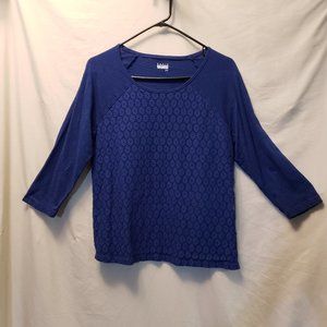 Basic Editions Blue Top